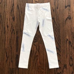 Tinycottons White Logo Leggings